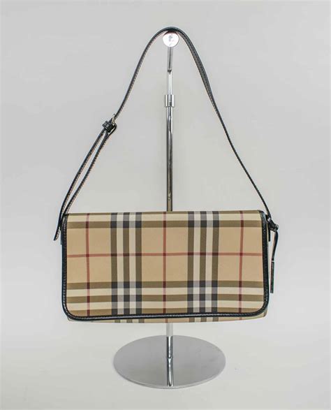 burberry the lining nova check pattern shoulder bag leather|burberry shoulder bag outlet.